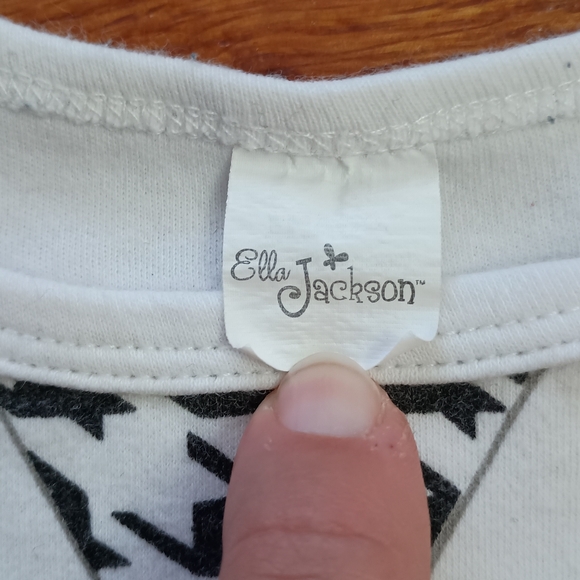 3/$10 🌟 Black & White Ella Jackson Onesie Tie Suspender Baby "Suit" 0-6 Months - Picture 3 of 7